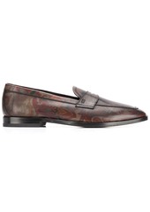 Etro paisley print penny loafers