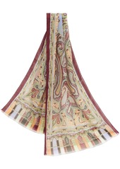 Etro paisley-print silk scarf