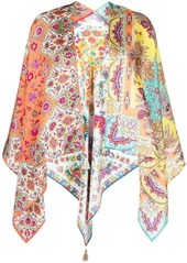 Etro paisley print silk shawl