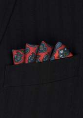 Etro paisley-print silk square pocket