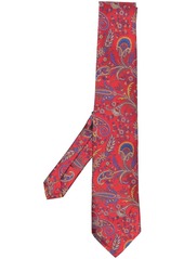 Etro paisley print silk tie