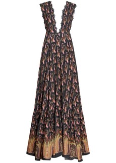 Etro paisley-print sleeveless maxi dress
