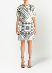 Etro patchwork-print shift dress