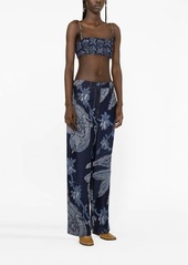 Etro patterned-jacquard bralette