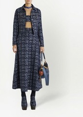 Etro patterned-jacquard collared jacket