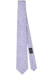 Etro patterned jacquard silk tie