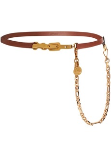 Etro Pegaso-medallion chain leather belt