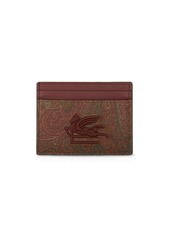 Etro Pegaso-motif paisley-print cardholder