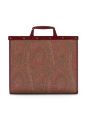 Etro Pegaso-motif shopping bag