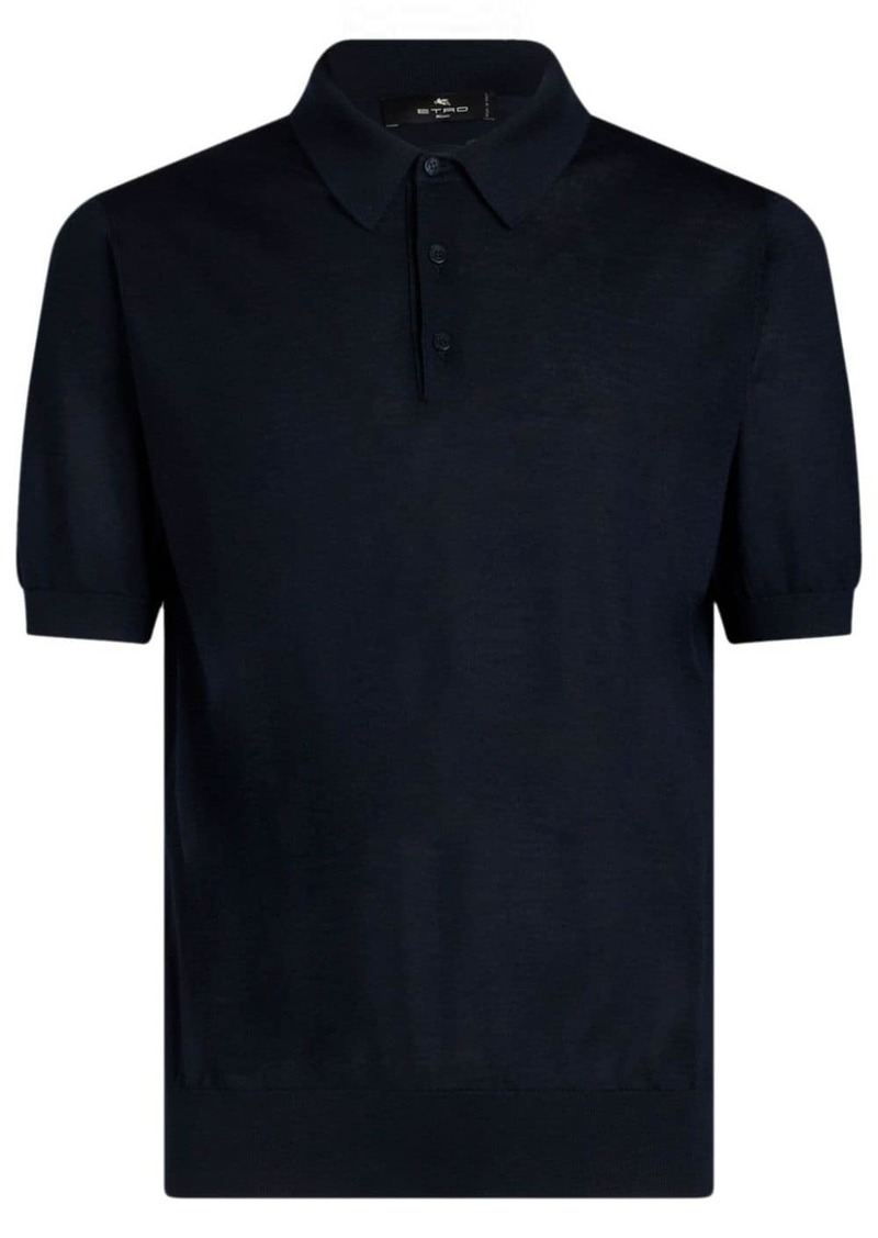 Etro Pegasus-embroidery polo shirt