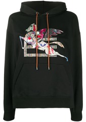 Etro Pegasus logo hoodie