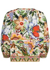 Etro Printed Cotton 3/4 Sleeve Shirt