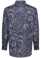 Etro Printed Cotton Long Sleeve Shirt