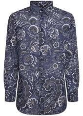 Etro Printed Cotton Long Sleeve Shirt