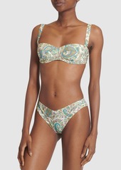 Etro Printed Lycra Balconette Bikini Set
