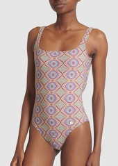 Etro Printed Lycra One Piece Swimsuit