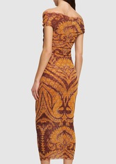 Etro Printed Mesh Dress