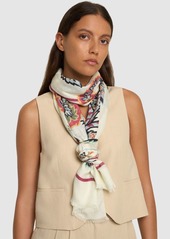 Etro Printed Modal & Cashmere Scarf