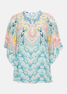 Etro Printed silk blouse
