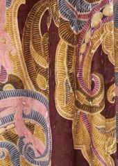 Etro Printed Velvet Long Dress