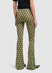 Etro Printed Viscose Flared Pants