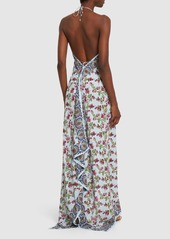 Etro Printed Viscose Long Dress