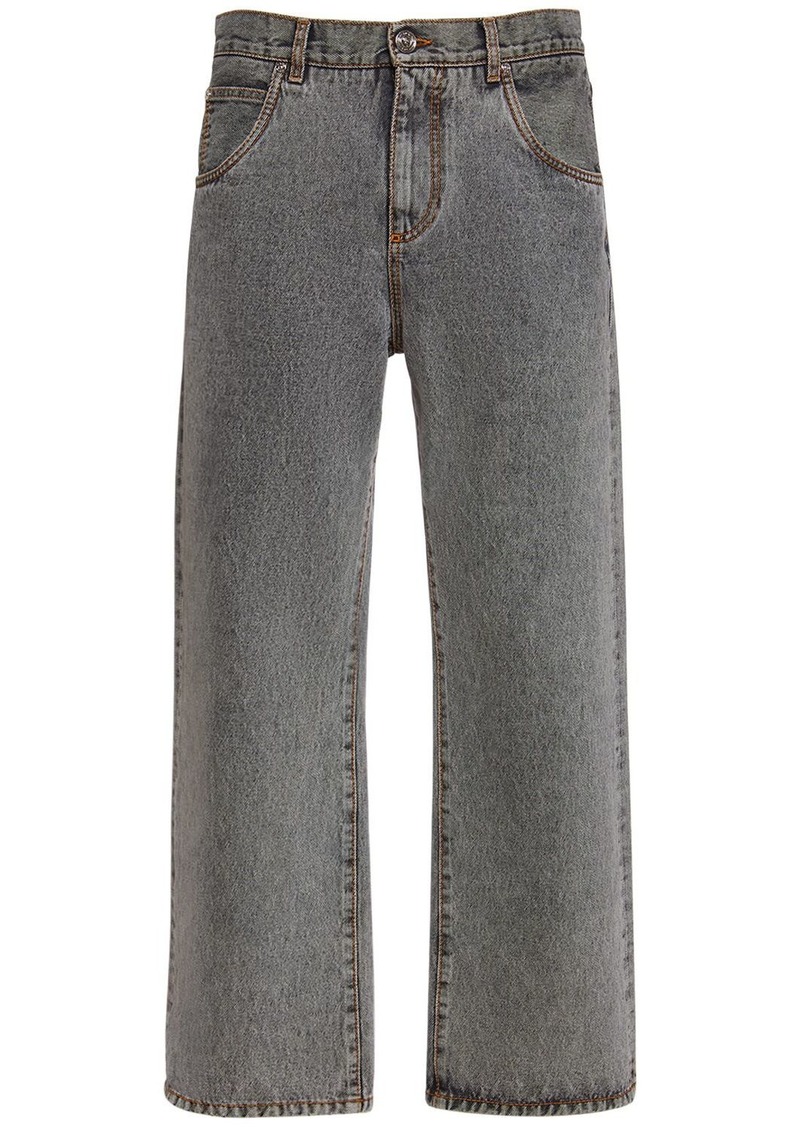 Etro Regular Fit Cotton Denim Jeans