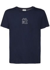 Etro Regular Logo Cotton Jersey T-shirt