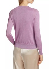 Etro Silk-Blend Shimmer Cardigan