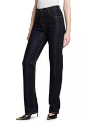 Etro Slim-Straight Mid-Rise Jeans