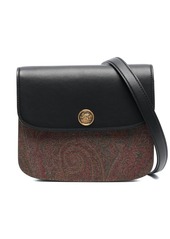 Etro small paisley-print leather crossbody bag