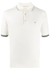Etro stripe-detail short-sleeved polo shirt