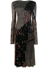Etro striped pleated dress