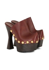 Etro 150mm studded leather platform clogs