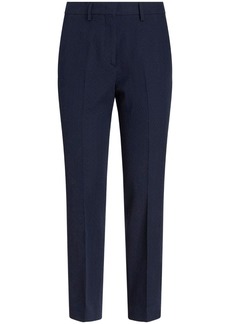 Etro tapered-leg mid-waist trousers