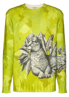 Etro Tiger Wool Blend Knit Sweater