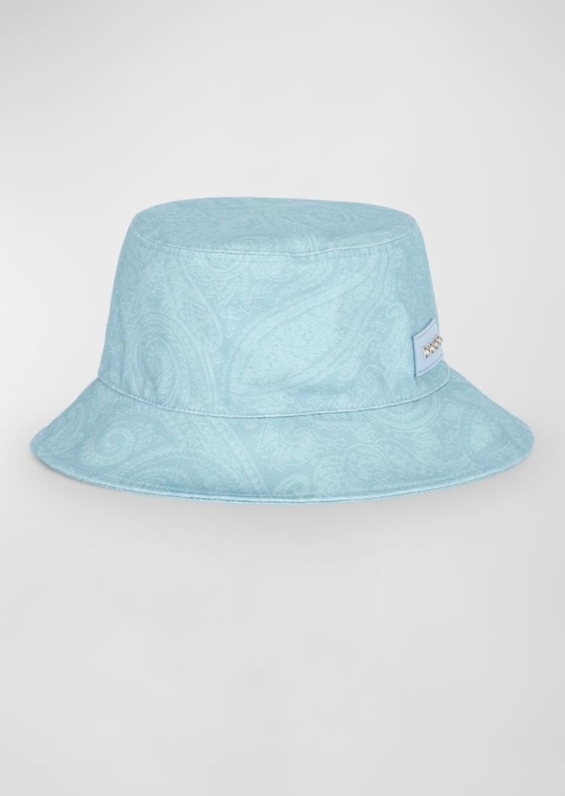 Etro Tonal Paisley Bucket Hat 