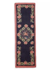 Etro Tosca Floral Wool-Cashmere-Silk Scarf