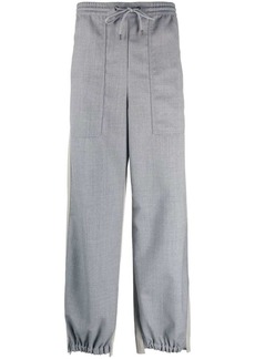 Etro two-tone elasticated waist trousers