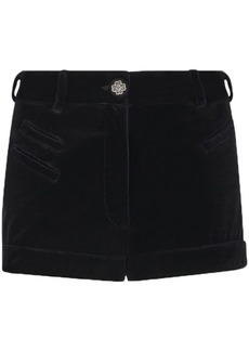 Etro velvet cotton shorts