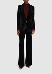 Etro Velvet Single Breast Jacket