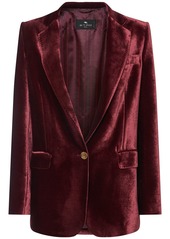 Etro Velvet Single Breast Jacket