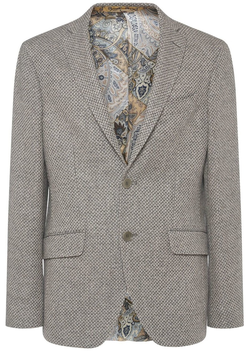 Etro Wool & Cashmere Blazer