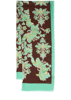 Etro Wool & Cashmere Printed Scarf