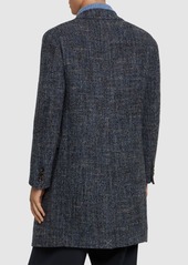 Etro Wool Blend Single Breasted Coat