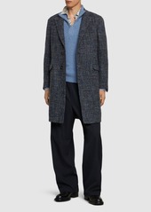 Etro Wool Blend Single Breasted Coat