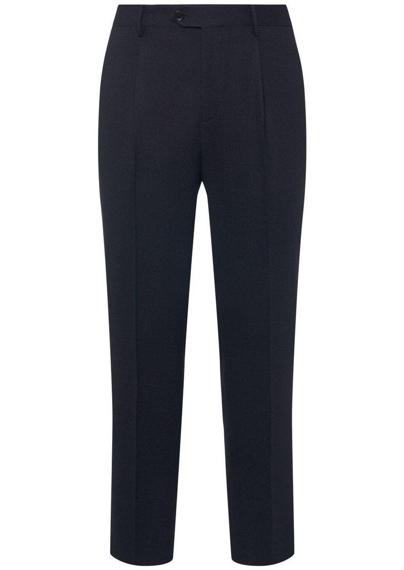 Etro Wool Blend Single Pleat Pants