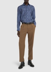 Etro Wool Single Pleat Pants