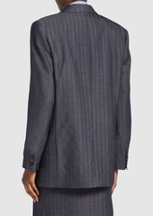 Etro Wool Suiting Double Breasted Jacket