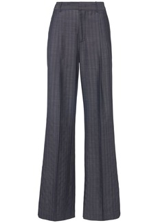 Etro Wool Suiting Wide Pants